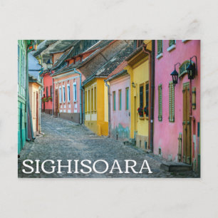 Sighisoara, vykort för Rumänien