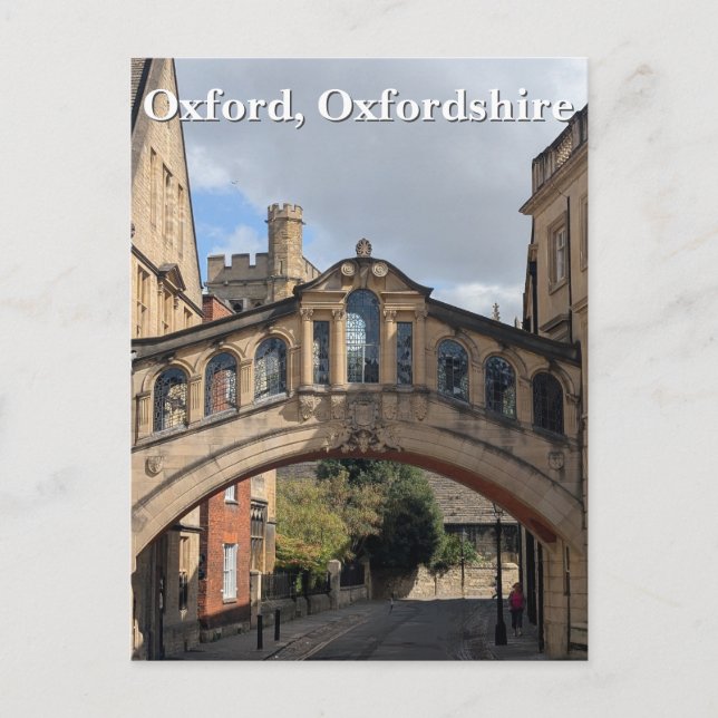 Sighs-bron i Oxford Vykort (Framsida)