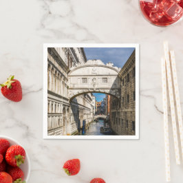 Sighs, Venedig, Italien Pappersservett