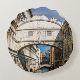 Sighs, Venedig, Italien Rund Kudde