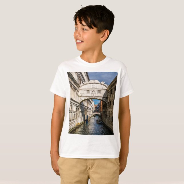 Sighs, Venedig, Italien T Shirt (Hel framsida)