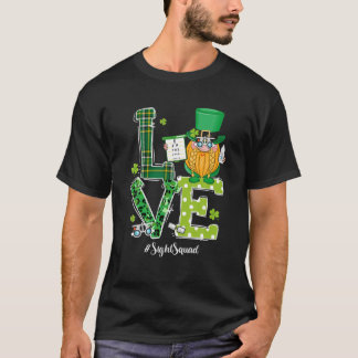 Sight Squad Patricks Day Funny Gnome Optometrist O T Shirt