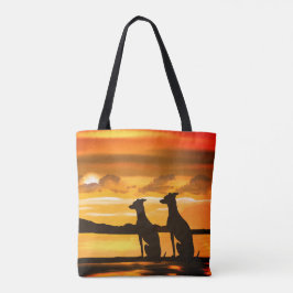 Sighthounds - Greyhound Sunrise Tygkasse
