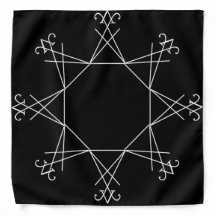 Sigil av den rosa bandanaen för Lucifer kompass