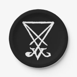 Sigil av Lucifer papperstallrikar