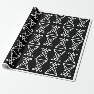 Sigil av Lucifer som slår in papper Presentpapper