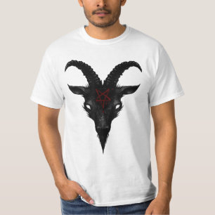 Sigil of Baphomet Goat of Mendes Satan Mörk Goth P T Shirt