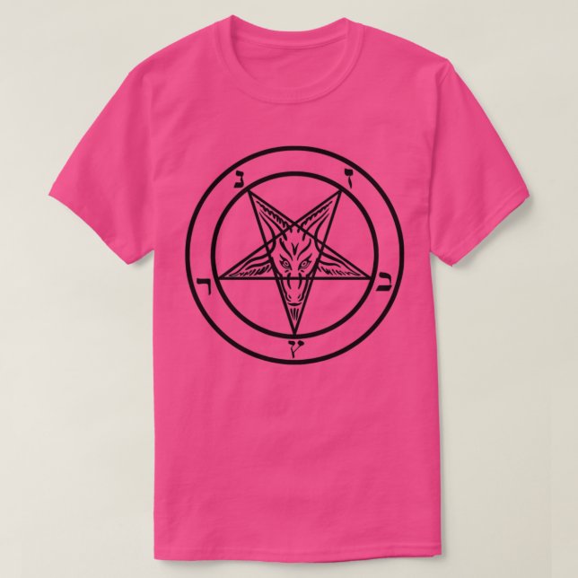Sigil of Baphomet  T Shirt (Design framsida)