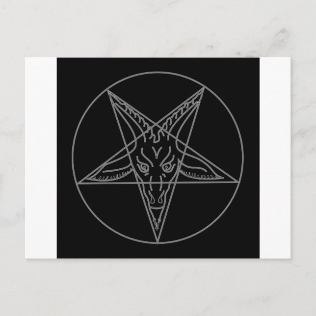 Sigil of Baphomet Vykort (Framsida)
