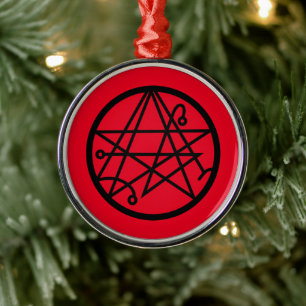 Sigil of the Grind Necronomicon Julgransprydnad Metall