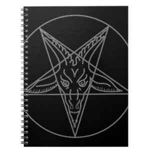 Sigilen av Baphomet Anteckningsbok Med Spiral