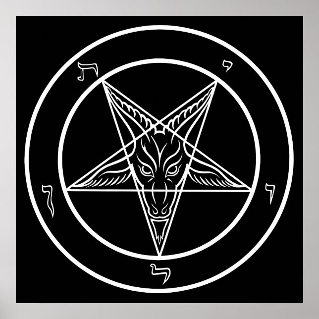 Sigill av Baphomet 60 cm Poster (Framsidan)