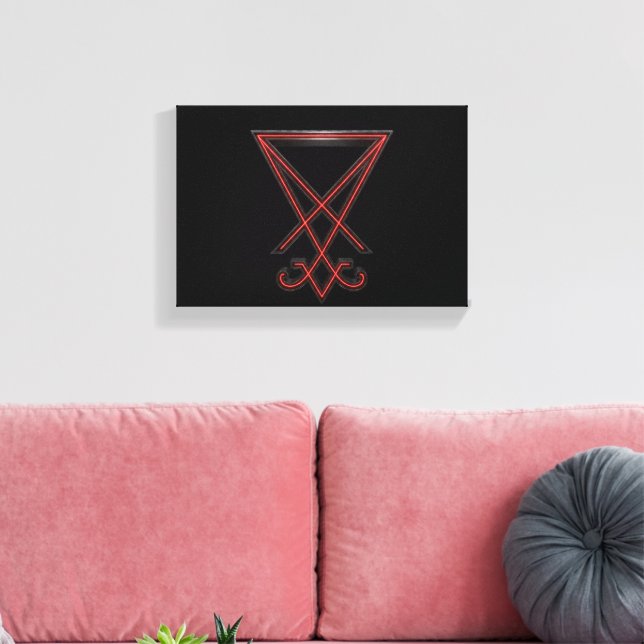 Sigill av Lucifer Canvastryck (Insitu (Vardagsrum))