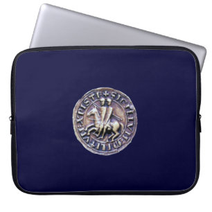 SIGILL AV TEMPLARORDEN grått Laptop Fodral