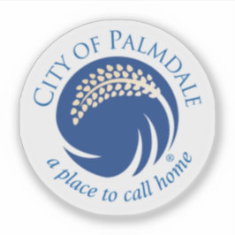 Sigill för Palmdale, Kalifornien, USA Klistermärken