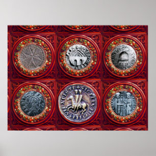SIGILL FÖR TEMPLARORDEN POSTER