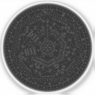 Sigillum Dei Aemeth (grå) Klistermärken