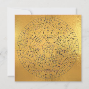 Sigillum Dei Seal of God Angelic John Dee Diagram