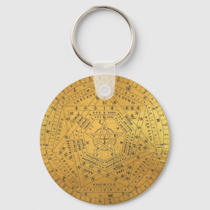 Sigillum Dei Seal of God Angelic John Dee Diagram Nyckelring