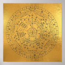 Sigillum Dei Seal of God Angelic John Dee Diagram
