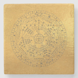 Sigillum Dei Seal of God Angelic John Dee Diagram Stenunderlägg