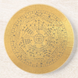 Sigillum Dei Seal of God Angelic John Dee Diagram Underlägg