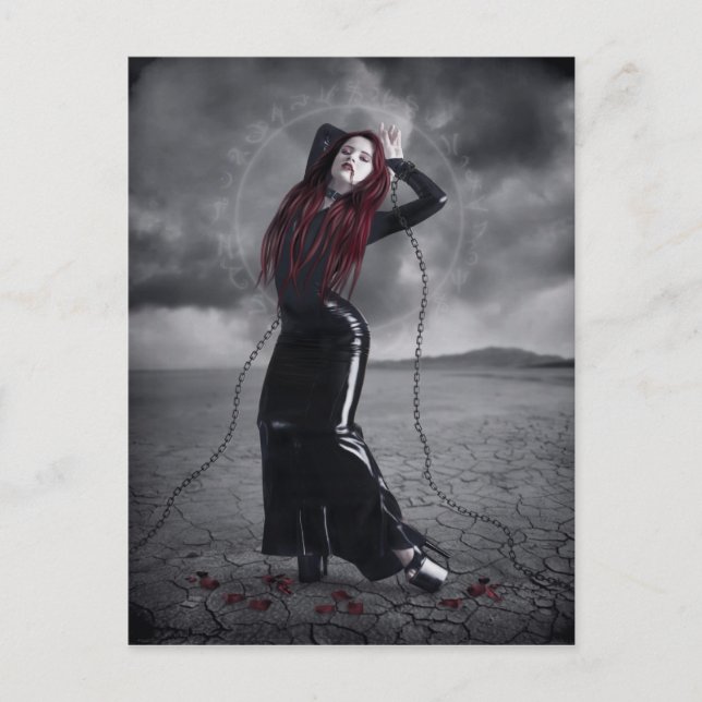 "Sigillum Diaboli" vykort (Framsida)