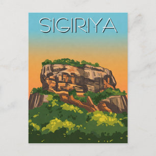 Sigiriya klippfort i Sri Lanka Vykort