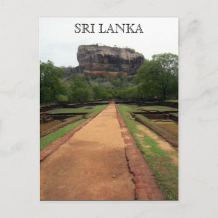 sigiriya sten sri lanka vykort