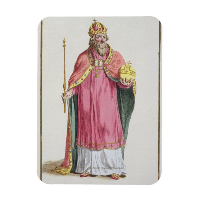 Sigismund (1368-1437) Heliga Roman Emperor (1433-3 Magnet (Vertikal)