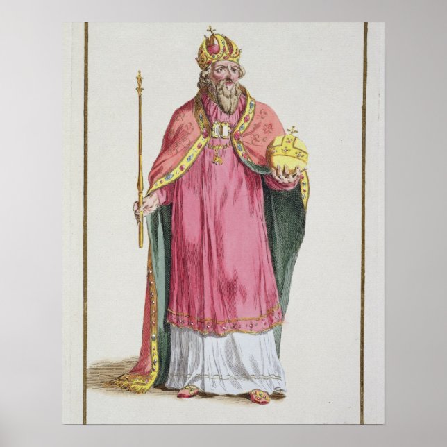 Sigismund (1368-1437) Heliga Roman Emperor (1433-3 Poster (Framsidan)