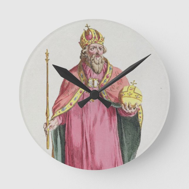 Sigismund (1368-1437) Heliga Roman Emperor (1433-3 Rund Klocka (Framsida)
