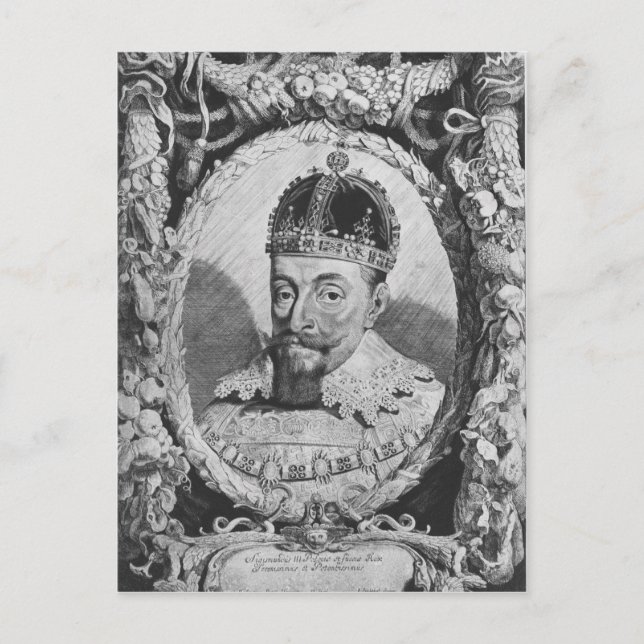 Sigismund Vasa, Kung i Polen och Sverige Vykort (Framsida)