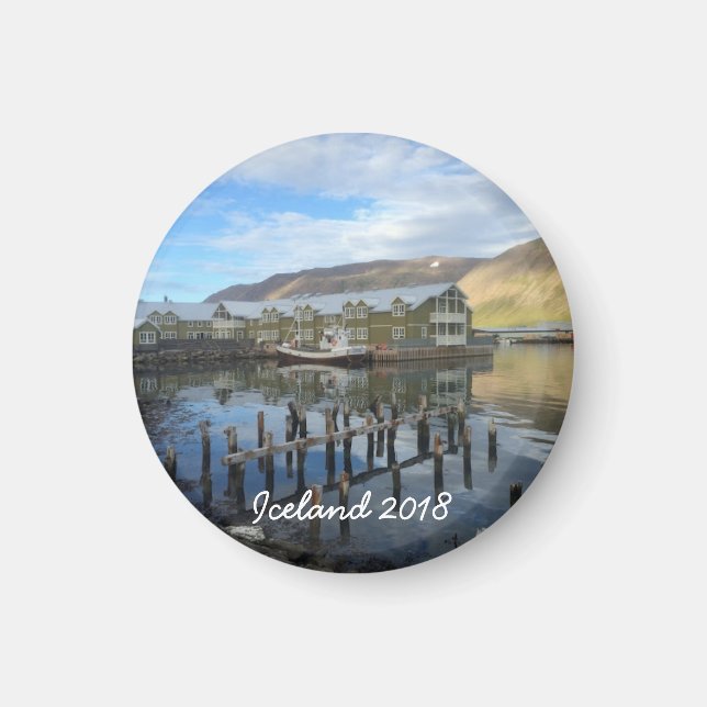 Siglufjordur Island Magnet (Framsidan)