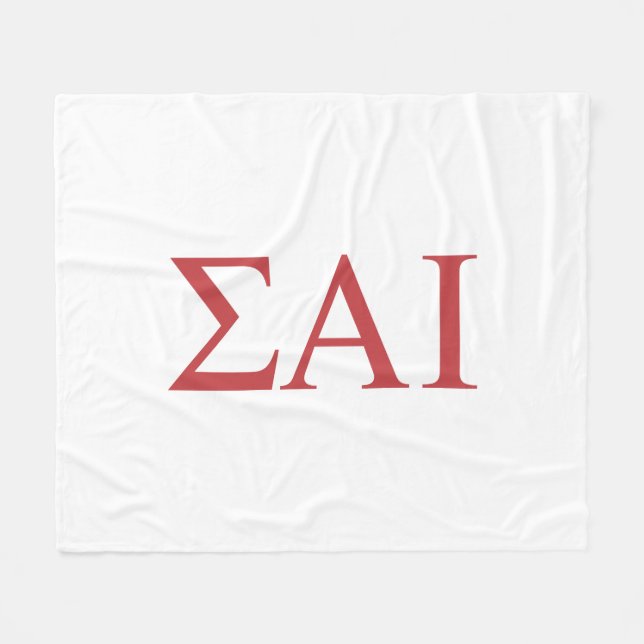 Sigma Alpha Iota grekiska bokstäver Fleecefilt (Framsidan (Horisontell))