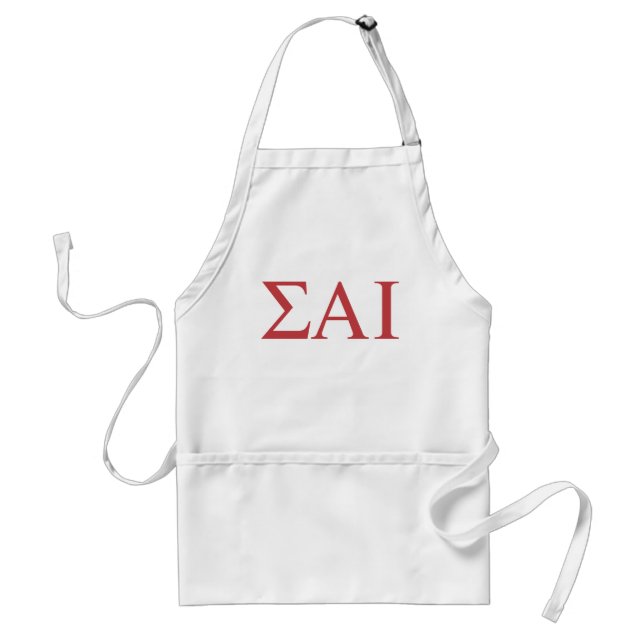 Sigma Alpha Iota grekiska bokstäver Förkläde (Framsidan)