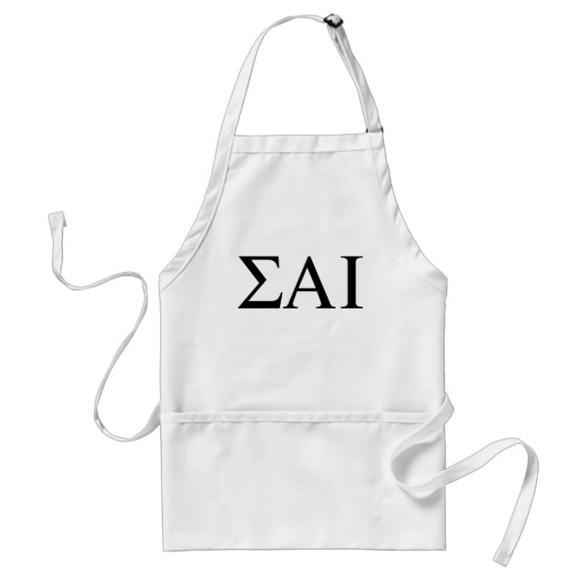 Sigma Alpha Iota grekiska bokstäver Förkläde (Framsidan)