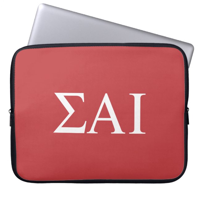 Sigma Alpha Iota grekiska bokstäver Laptop Fodral (Framsidan)