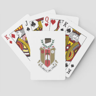 Sigma Alpha Iota Musikfraternitetens vapensköld Casinokort
