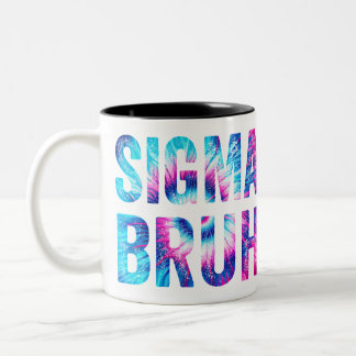 Sigma bruh Modig Family bruh Tie dye Mugg