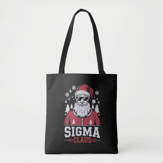 Sigma Claus Cool Tomte Jul Rizz Rizzler Meme Tygkasse (Framsida)