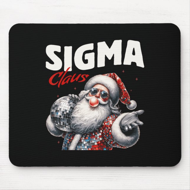 Sigma Claus Coola Santa Funny jul Julafton Meme B Musmatta (Framsidan)
