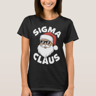 Sigma Claus Coola Santa Funny jul Rizz Rizzle T Shirt