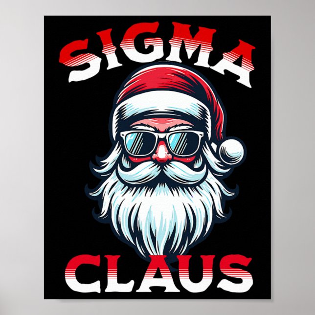 Sigma Claus Funny Christmas  Poster (Framsidan)