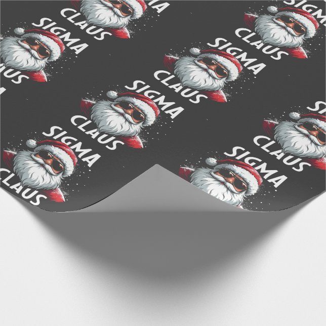 Sigma Claus Funny Gen Alpha Mitten School Christma Presentpapper (Hörn)