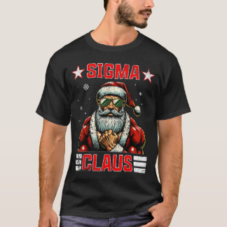 Sigma Claus Funny jul Santa Rizz Mitten Scho T Shirt