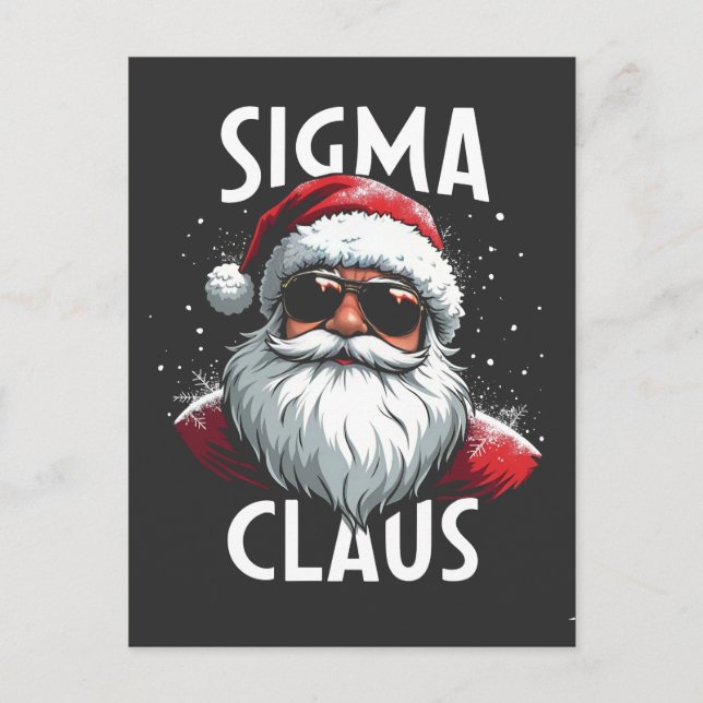 Sigma Claus Rolig Gen Alpha Mellanstadiet Jul Vykort (Framsida)