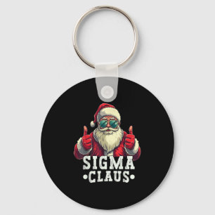 Sigma Claus Tomte Roligt Jul Rizz Meme Xmas Nyckelring