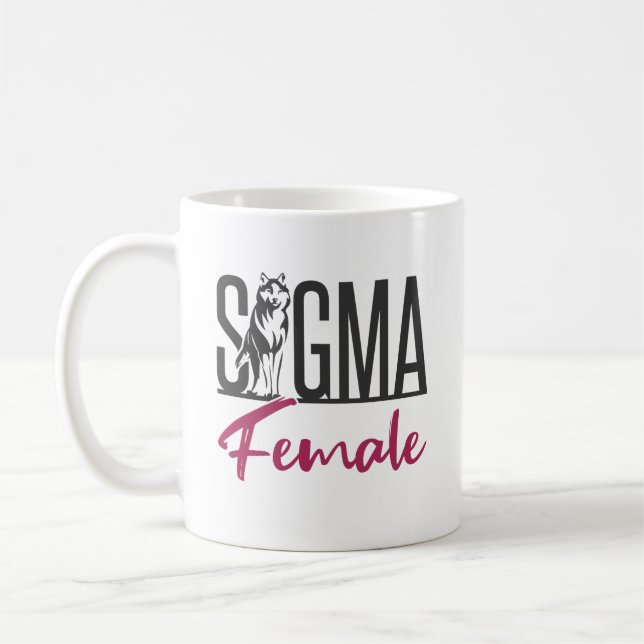 Sigma Female Lone Varg Kaffemugg (Vänster)