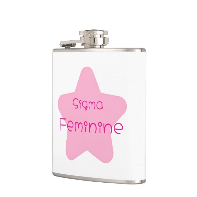 Sigma Feminina Vinyl Omslagen Flask Fickplunta (Vänster)